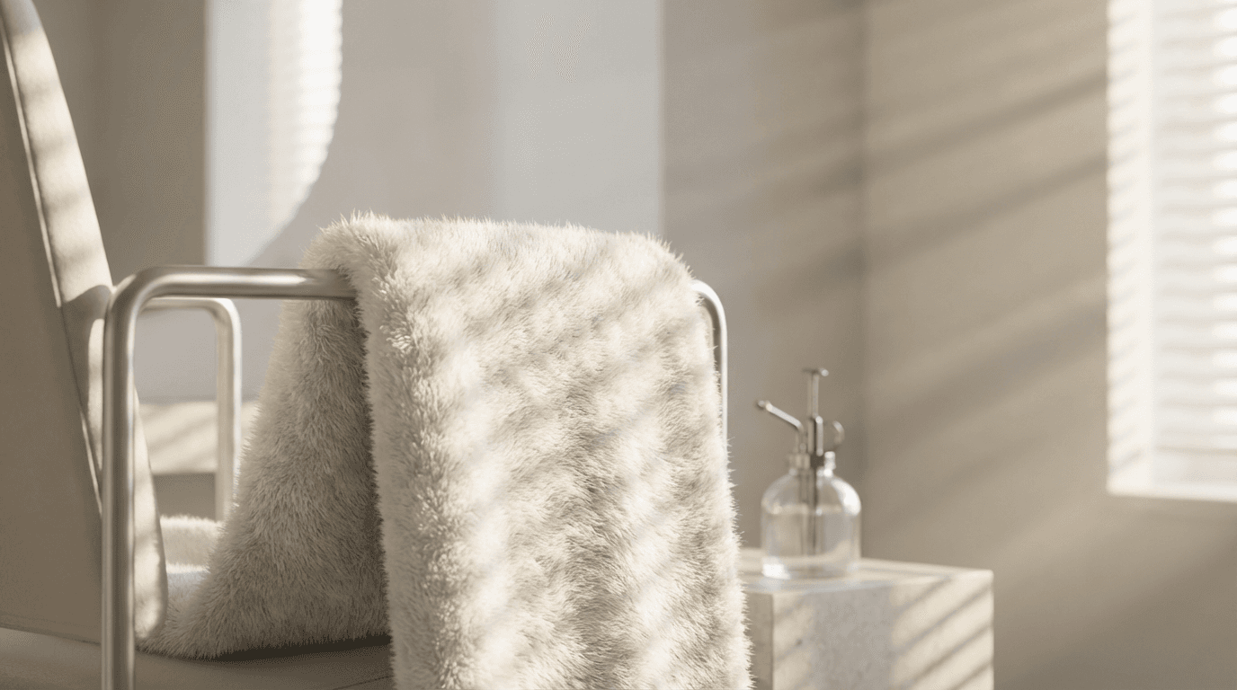 Serene beauty studio interior in Toronto with a treatment bed and warm natural lighting